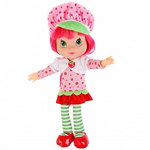 Мягкая кукла Шарлотта Земляничка со звуком, 30 см (Мульти-Пульти, STRAWBERRY CAKE01)